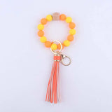 Silicon Beaded Keychain