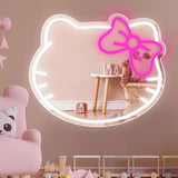 Cute Acrylic LED Wall Mirror