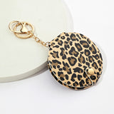 Leopard Print Mirror Keychain