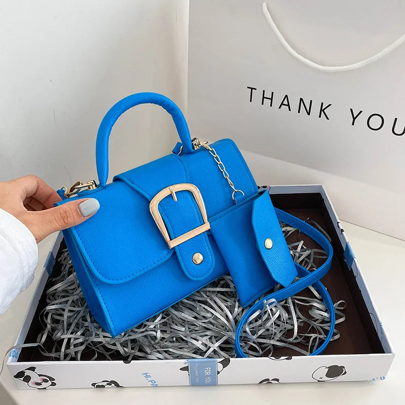 Sabrina Buckle w/Coin Pouch Handbag