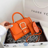 Sabrina Buckle w/Coin Pouch Handbag