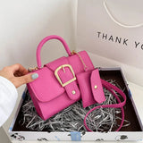 Sabrina Buckle w/Coin Pouch Handbag
