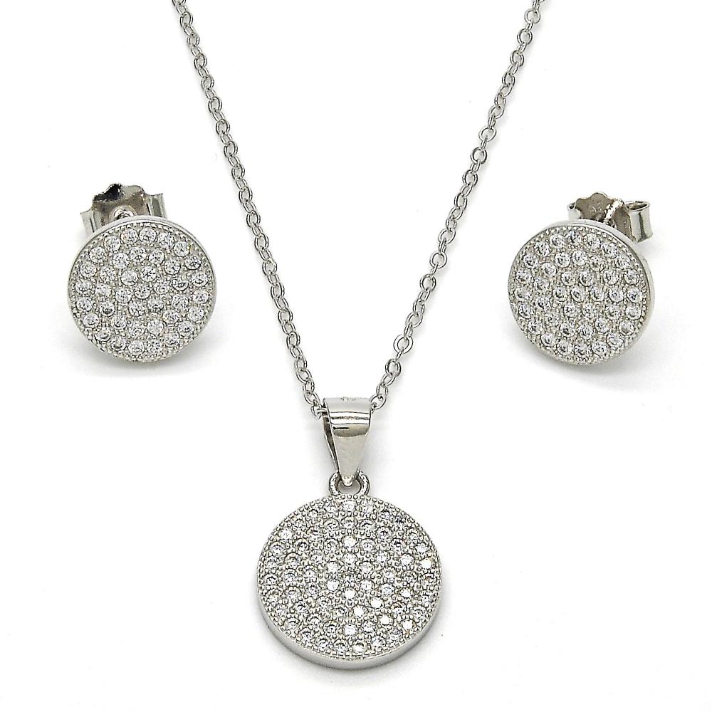 Sparkling Stars 925 Sterling Silver Necklace Set