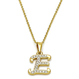Stainless Steel Rhinestone Necklace