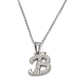 Stainless Steel Rhinestone Necklace