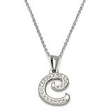 Stainless Steel Rhinestone Necklace