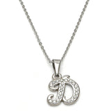 Stainless Steel Rhinestone Necklace