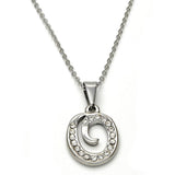 Stainless Steel Rhinestone Necklace