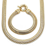 Treko Greek Gold Plated Necklace Set