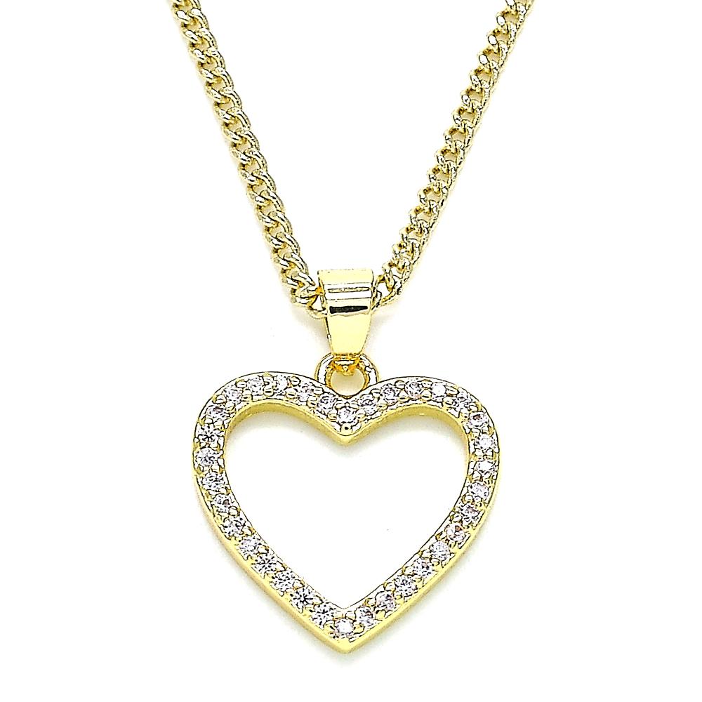 Ellie Heart Necklace Set