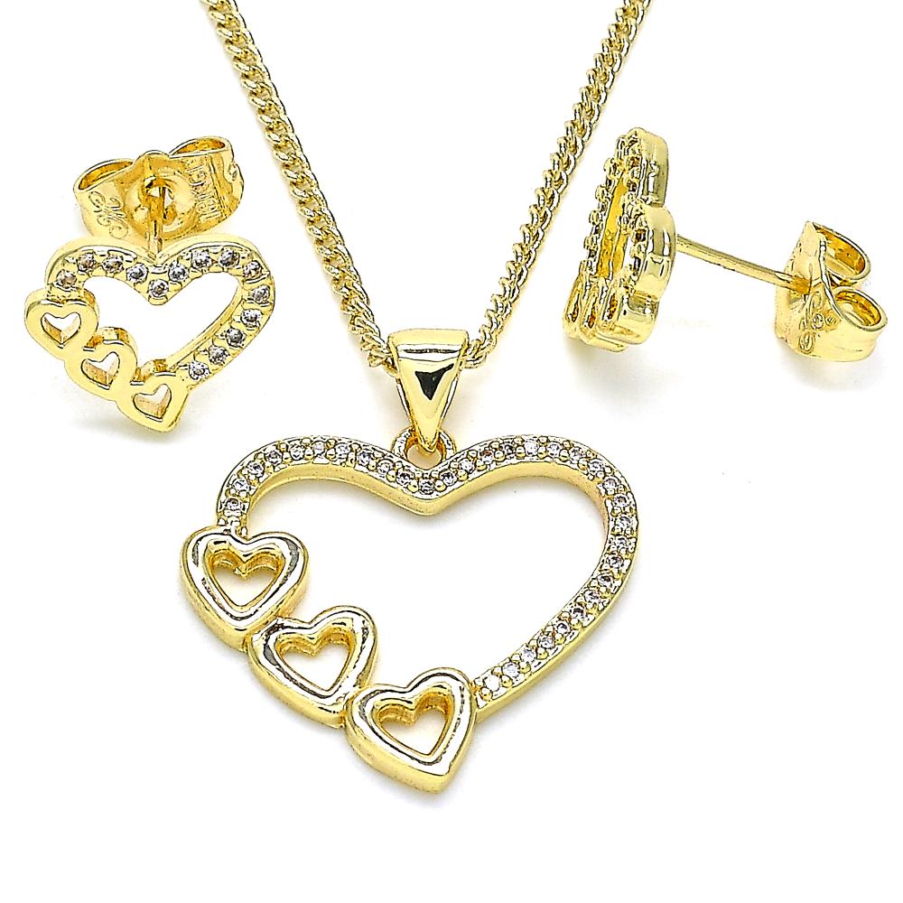 Penelope Heart Necklace Set