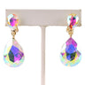 Crystal Dangle Clip On Earring