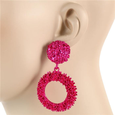 CIRCLE CASTING EARRING