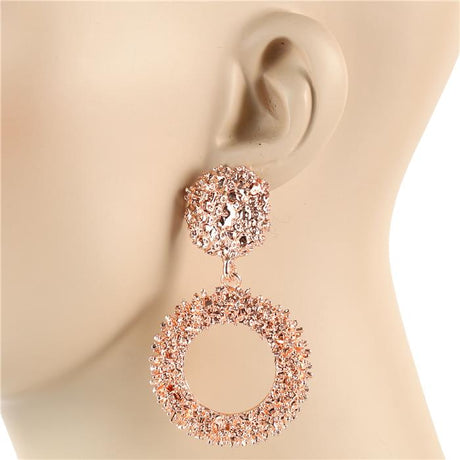 CIRCLE CASTING EARRING