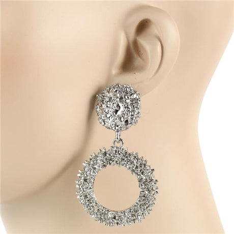 CIRCLE CASTING EARRING