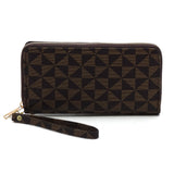 Monogram Zip Around Wallet Wristlet