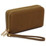 Double Zip Around Wallet Wristlet