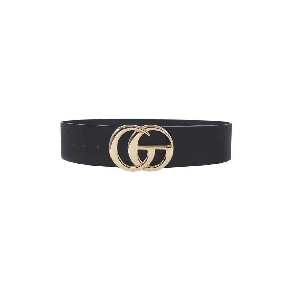 PLUS SIZE METAL BUCKLE WIDE STANDARD BELT