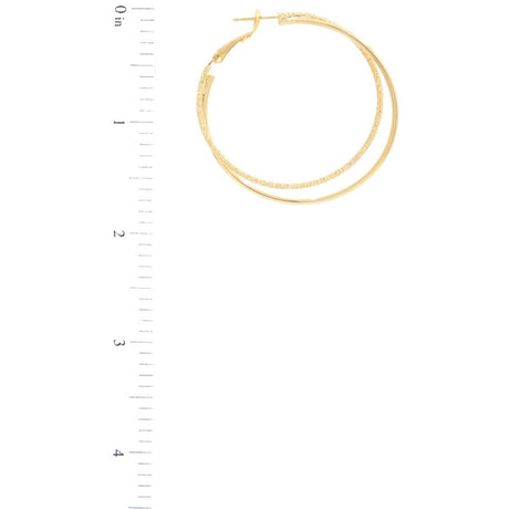 1.57" Gold Dipped Hoops