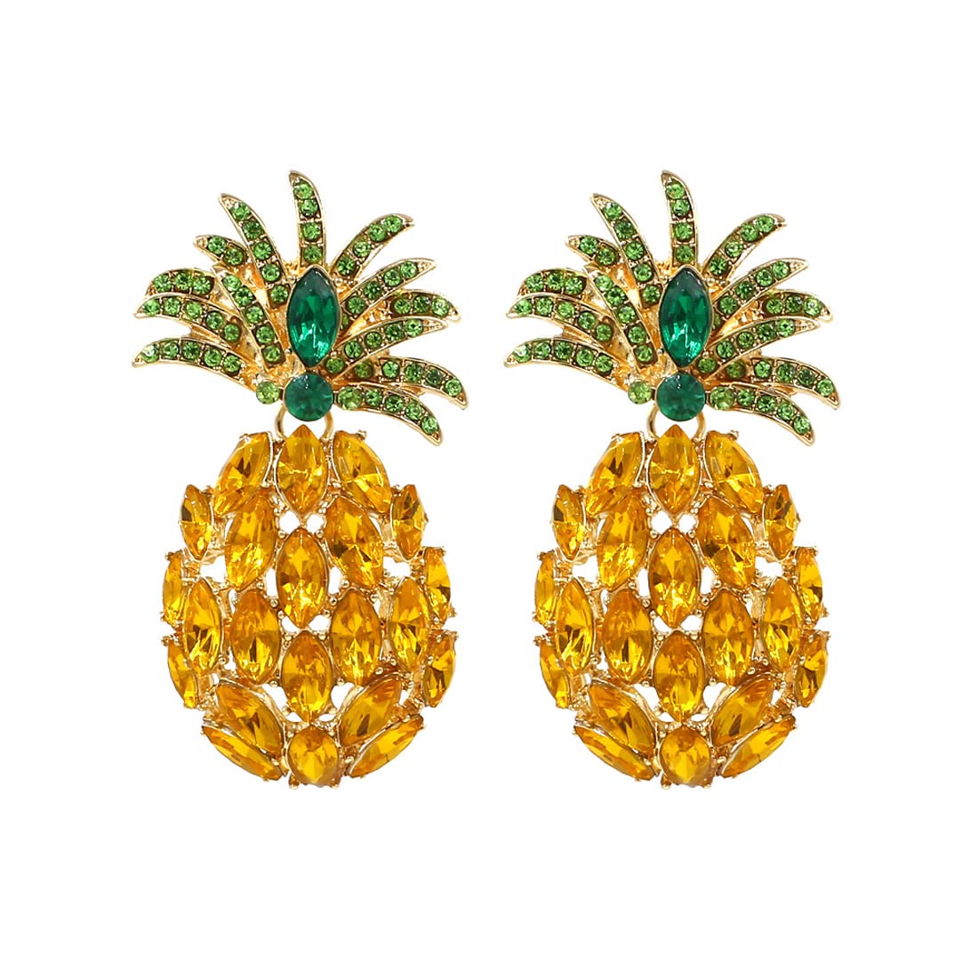Pineapple X-Press Earrings