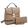 Push Lock Flap 2-in-1 Convertible Backpack