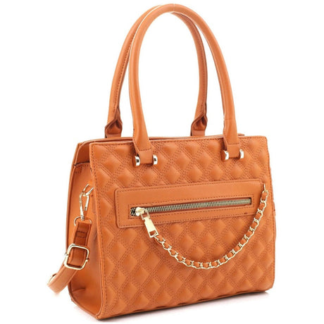 Samantha Quilted Satchel