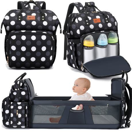 Baby Diaper Bag Backpack with Changing Station