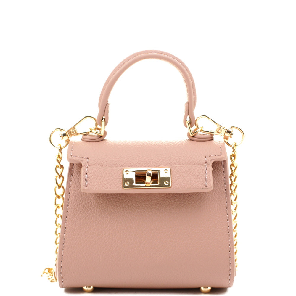 Charlotte Mini Turn Lock Bag