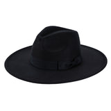 Ribbon Wool Fedora
