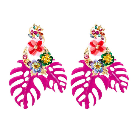 Caribbean Parrot Earrings