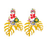 Caribbean Parrot Earrings