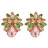 Diamond Lily Gem Earrings