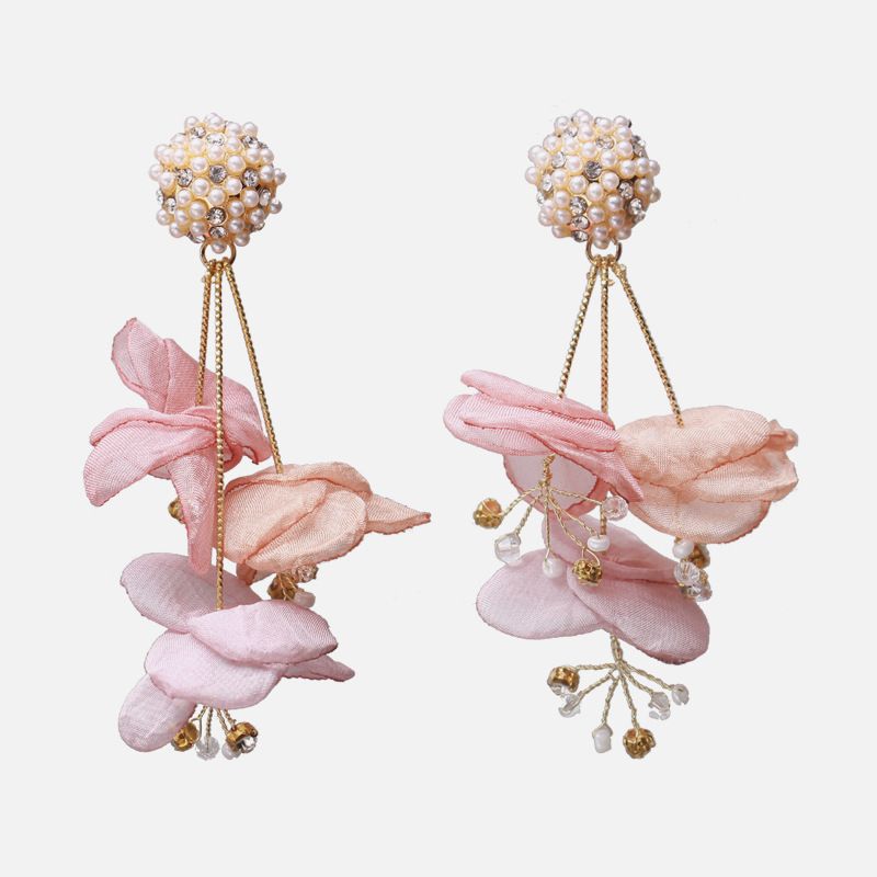 Bloom Flower Drop Earrings