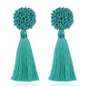 Sasha Beaded Tassel Earrings
