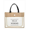 Hello Weekend Tote Bag