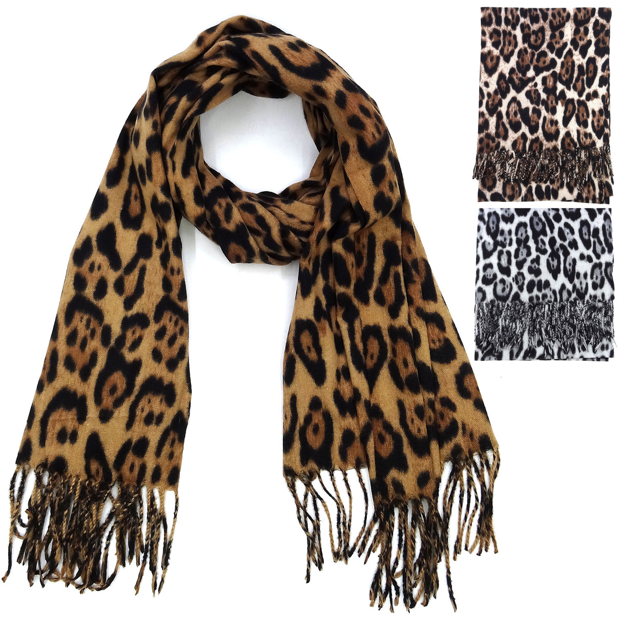 Viscose Leopard Scarf