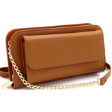 Versatile Saffiano Smartphone - Friendly Wallet Cross Body