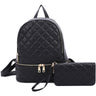 Classic Quilted 2-in-1 Backpack Set