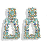 Stone Gem Earrings