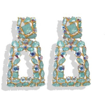 Stone Gem Earrings