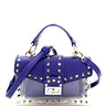 Studded 2 in 1 Small Top-Handle Clear Satchel