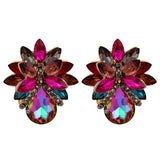 Diamond Lily Gem Earrings